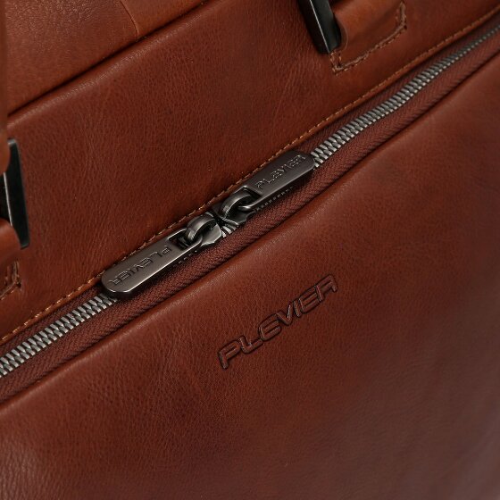 Plevier Vintage Bill Porte-documents Cuir 40 cm Compartiment pour ordinateur portable