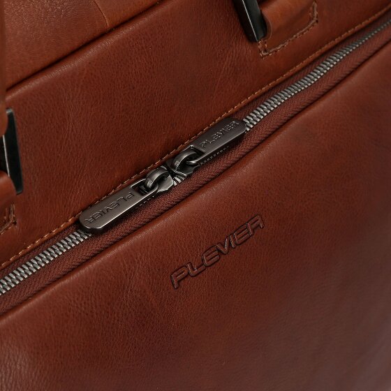 Plevier Vintage Bill Porte-documents Cuir 40 cm Compartiment pour ordinateur portable
