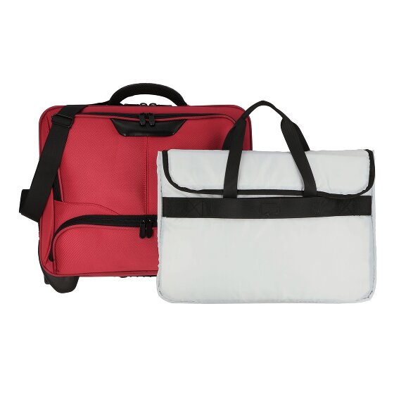 Dermata 2 roues Valise business 41 cm Compartiment ordinateur