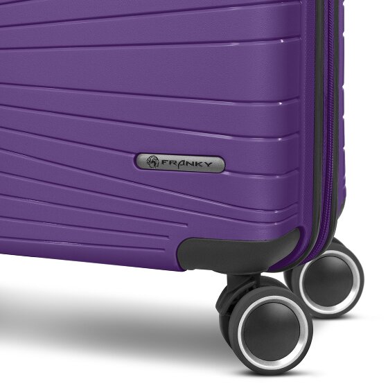 Franky Dallas 3.0 Set de valises à 4 roulettes 3 pièces avec soufflet d'extension