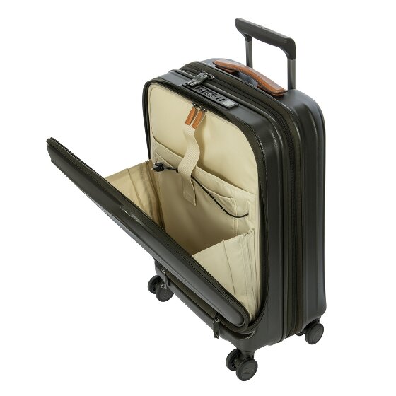 Bric's Taormina 4 roulettes Trolley S 57 cm avec soufflet d'extension