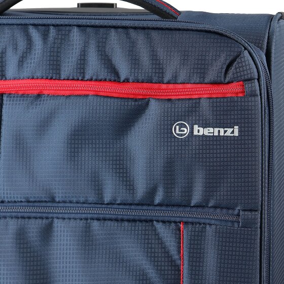 Benzi 5825 4 roulettes Trolley de cabine 55 cm avec soufflet d'extension