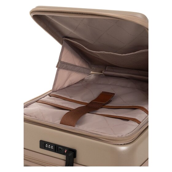 The Chesterfield Brand Zuna 4 roulettes Trolley de cabine S 55 cm Compartiment pour ordinateur portable