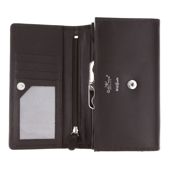 Golden Head Polo Porte-monnaie Protection RFID Cuir véritable 17 cm