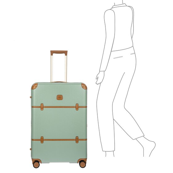 Bric's Bellagio 4 roulettes Trolley 76 cm avec soufflet d'extension