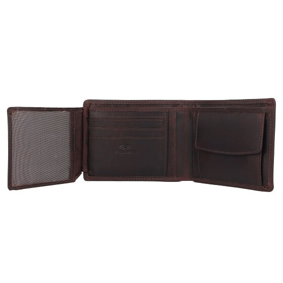 Jack Kinsky Monterey Porte-monnaie Protection RFID Cuir 12.5 cm