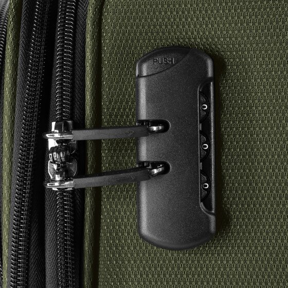 bugatti Valencia Soft 4 roulettes Set de valises 3 pièces avec soufflet d'extension