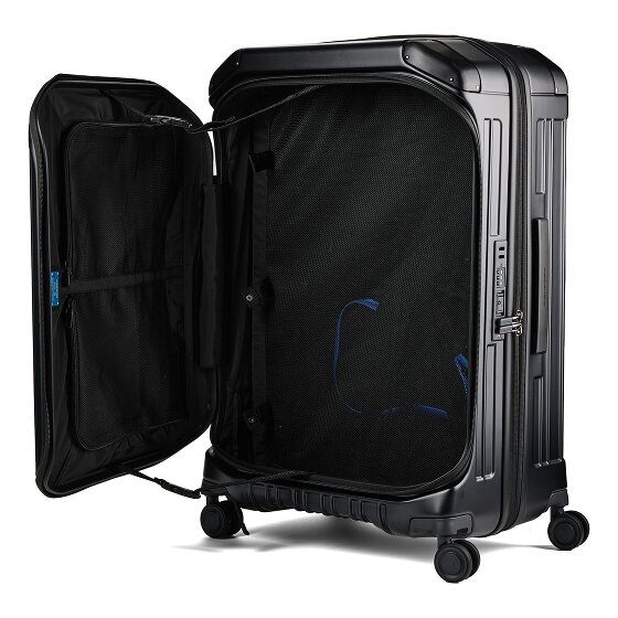 Piquadro PQ-Light 4 roues Valise cabine M 69 cm avec soufflet d'extension