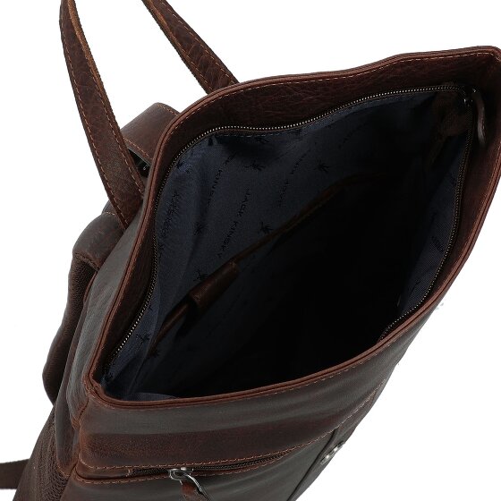 Jack Kinsky Porto Daypack Cuir 37 cm Compartiment pour ordinateur portable