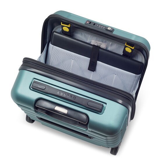 Delsey Paris Shadow 5.0 trolley business à 4 roulettes 38 cm compartiment pour ordinateur portable avec soufflet d'extension