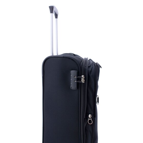 Gladiator 2000 4 roulettes Trolley de cabine 55 cm avec soufflet d'extension