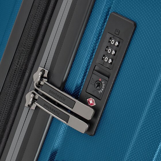 Pactastic Collection 01 Set de valises à 4 roulettes 3pcs avec soufflet extensible