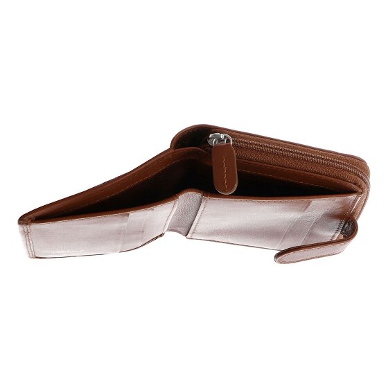Golden Head Polo Porte-monnaie Protection RFID Cuir véritable 10.5 cm