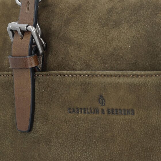 Castelijn & Beerens Nubuck Sac à bandoulière Cuir 40 cm Compartiment pour ordinateur portable