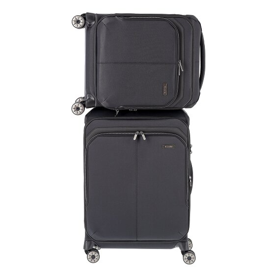 Travelite Priima 4 roulettes Trolley de cabine 55 cm avec soufflet d'extension