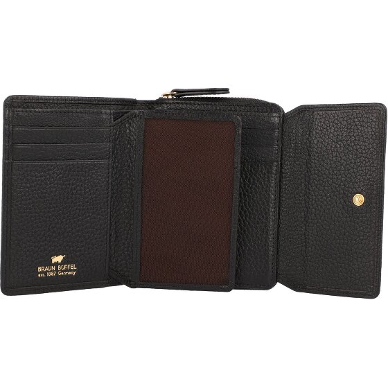 Braun Büffel Asti Porte-monnaie Protection RFID Cuir véritable 12 cm