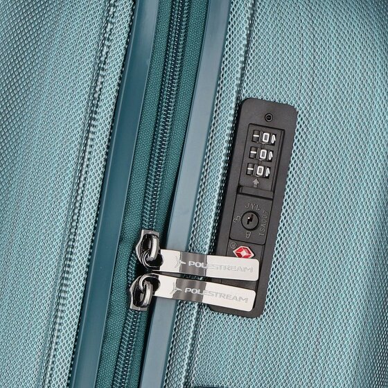 Polestream Moonrock 4 roulettes Set de valises 3 pièces avec soufflet d'extension