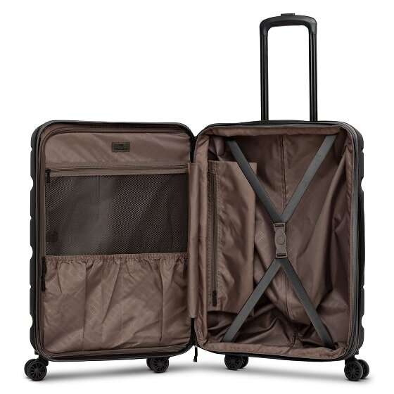 Franky Munich 4.0 Set de valises à 4 roulettes 3 pièces avec soufflet extensible