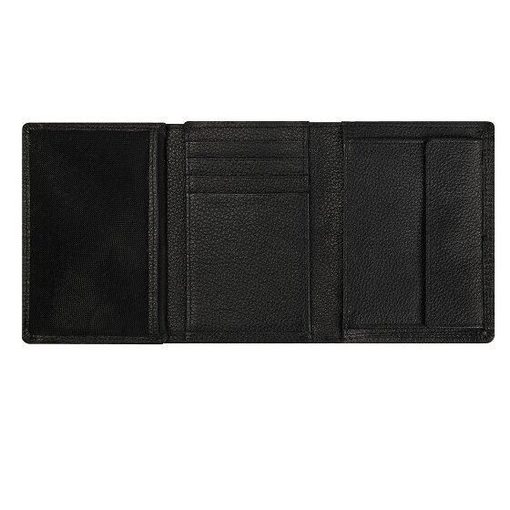Redolz Leather Essentials HF Porte-monnaie en cuir RFID 9,5 cm dépliable