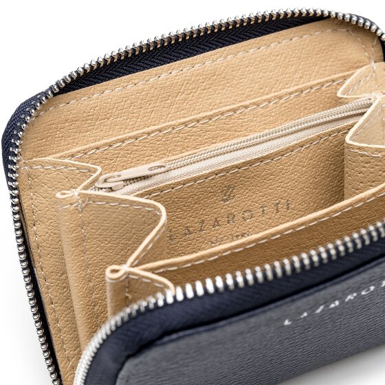 Lazarotti Milano Leather Porte-monnaie en cuir 13,5 cm