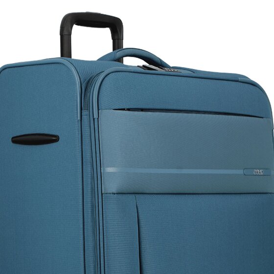 Jump Monthélys 4 roulettes Trolley 78 cm avec soufflet d'extension