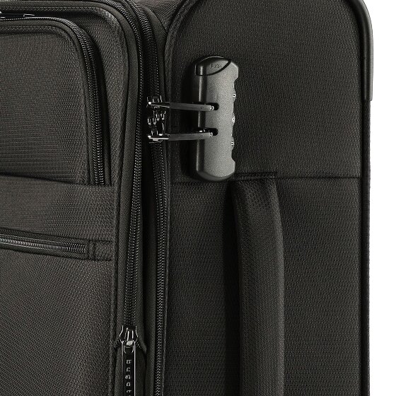 bugatti Valencia Soft 4 roulettes Trolley de cabine S 55 cm avec soufflet d'extension