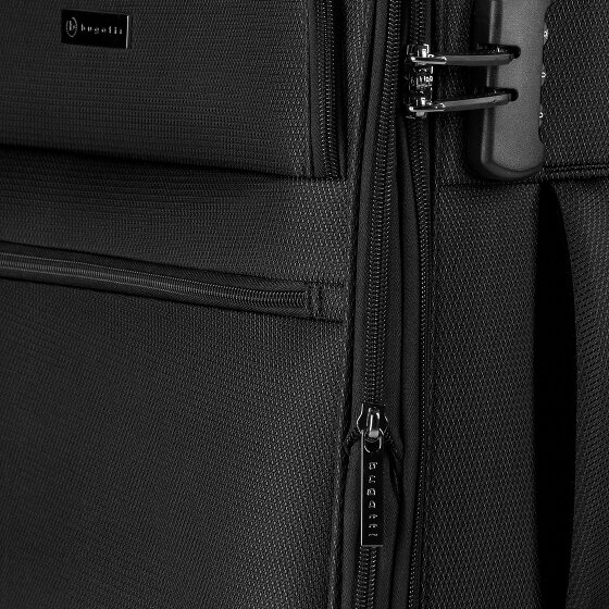 bugatti Valencia Soft 4 roues Valise cabine S 55 cm avec soufflet d'extension