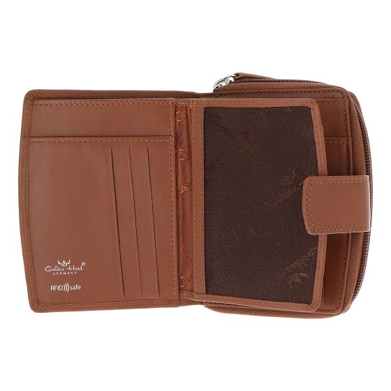 Golden Head Polo Porte-monnaie Protection RFID Cuir véritable 12 cm