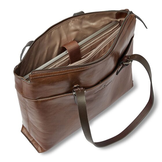 Castelijn & Beerens Rien Sac à bandoulière Protection RFID Cuir 40 cm Compartiment pour ordinateur portable