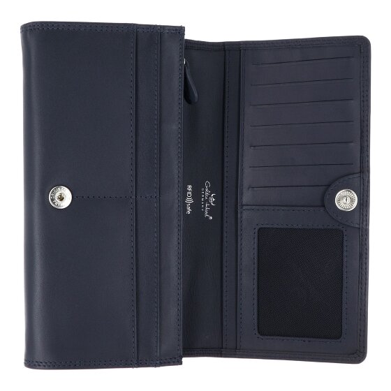 Golden Head Polo Porte-monnaie Protection RFID Cuir véritable 19 cm