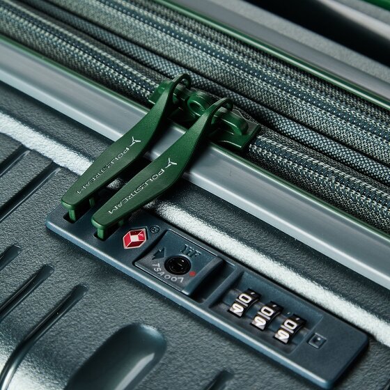 Polestream Paris 4 roulettes Set de valises 3 pièces avec soufflet d'extension