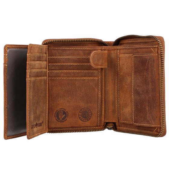 Greenburry Vintage Porte-monnaie Cuir véritable 12.5 cm