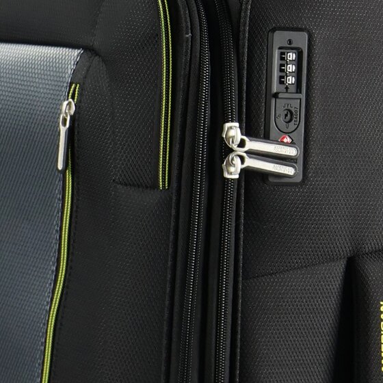 American Tourister Aktivus 4 roulettes Set de valises 3 pièces avec soufflet d'extension