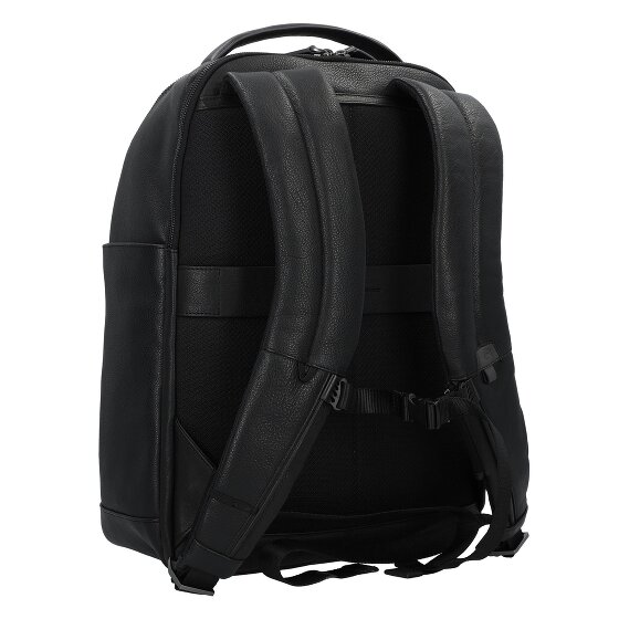 Piquadro Paavo Sac à dos professionnel Cuir 42 cm Compartiment pour ordinateur portable