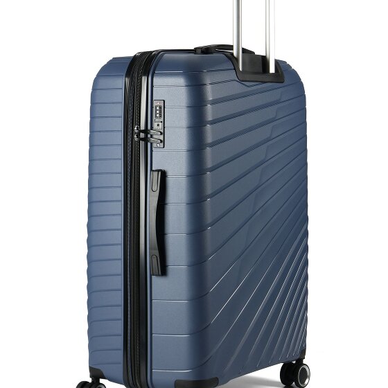 Benzi 5808 4 roulettes Trolley 74 cm avec soufflet d'extension