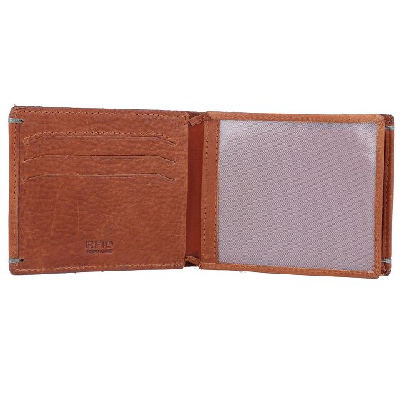 Burkely Antique Avery Porte-monnaie en cuir RFID 12 cm