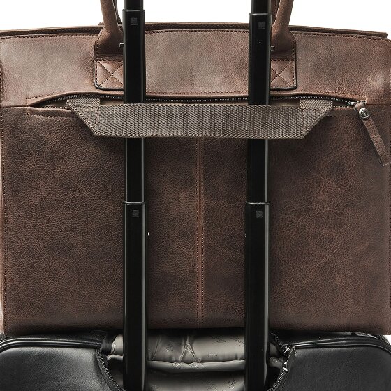 Castelijn & Beerens Carisma Sac à bandoulière RFID en cuir 38 cm Compartiment pour ordinateur portable