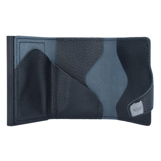 Tru Virtu Click & Slide Porte-cartes de crédit Porte-monnaie RFID en cuir 6,5 cm