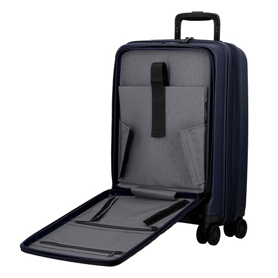 Jump Striper 4 roulettes Trolley de cabine 55 cm avec soufflet d'extension