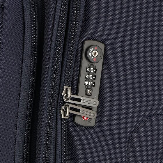 Piquadro Brief 4 roulettes Trolley 78 cm avec soufflet d'extension