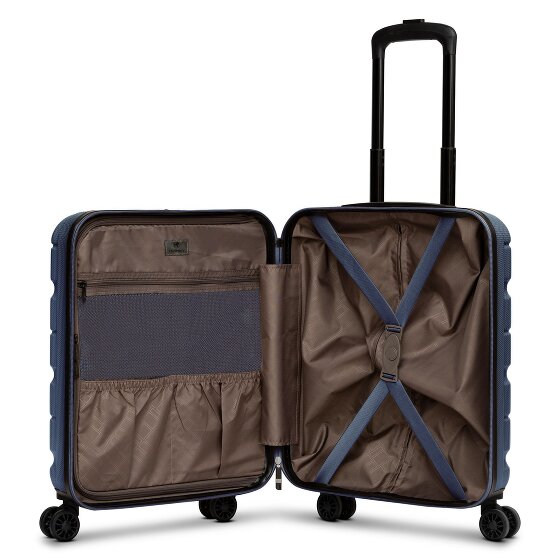 Franky Munich 4.0 4 roulettes Trolley de cabine S 53 cm avec soufflet d'extension