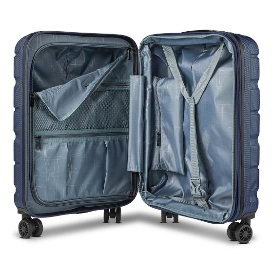 Franky Munich 4.0 4 roues Valise cabine S 53 cm avec soufflet d'extension