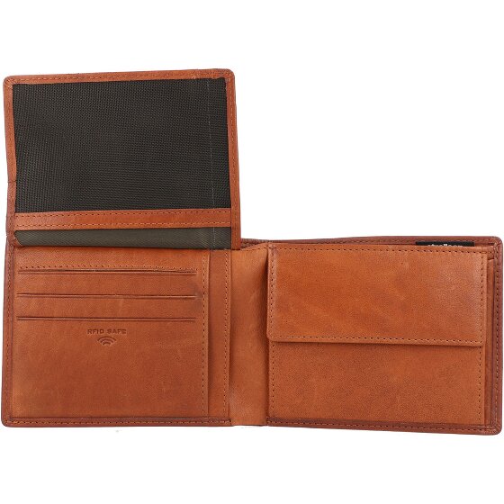 Strellson Blackwall BillFold H7 Porte-monnaie en cuir RFID 12 cm
