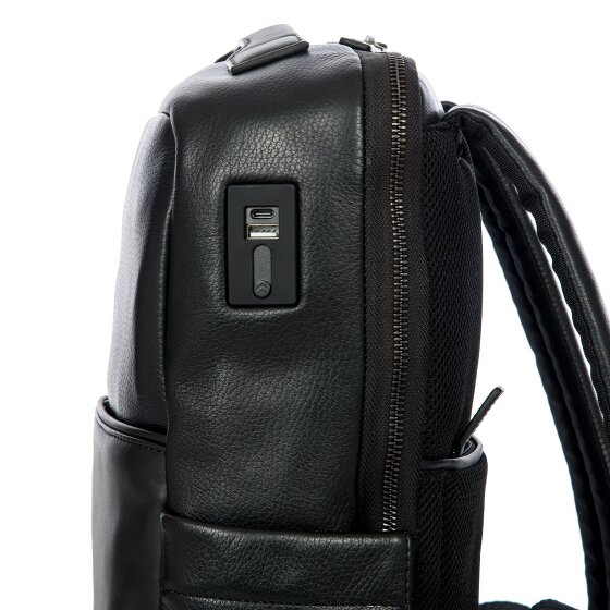 Bric's Torino Sac à dos en cuir 37 cm Compartiment pour ordinateur portable