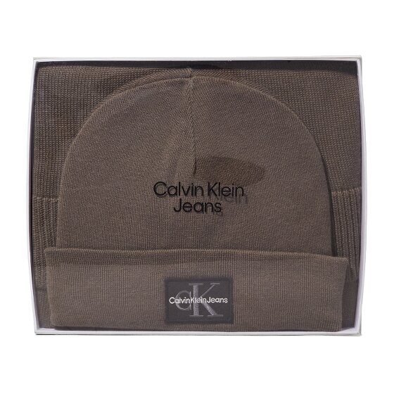 Calvin Klein Jeans Gift Pack Bonnet & Echarpe Set cadeau 2 pcs.