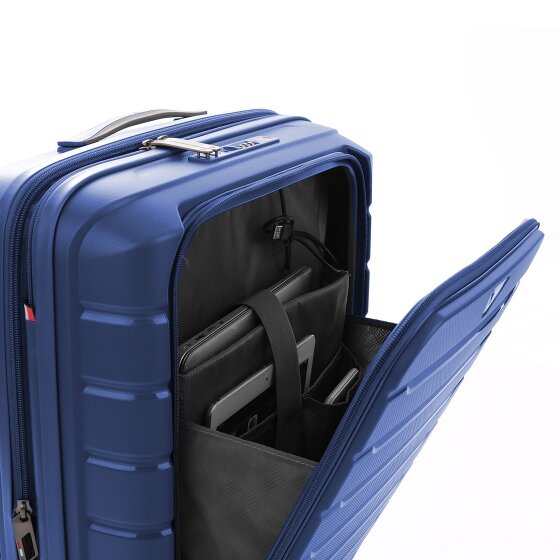 Roncato B-Flying 4 roulettes Trolley d'affaires 55 cm Compartiment pour ordinateur portable avec soufflet d'extension