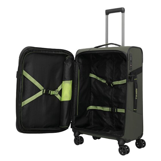 Travelite Briize 4 roulettes Trolley M 67 cm avec soufflet d'extension