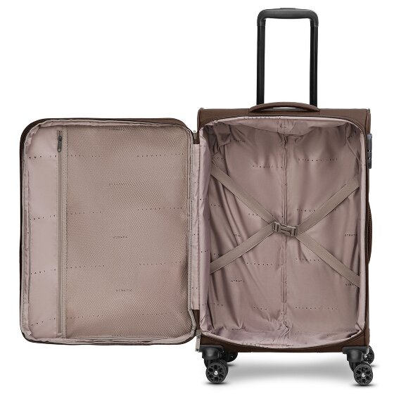 Stratic taska 4 roues trolley M 65 cm avec soufflet d'extension