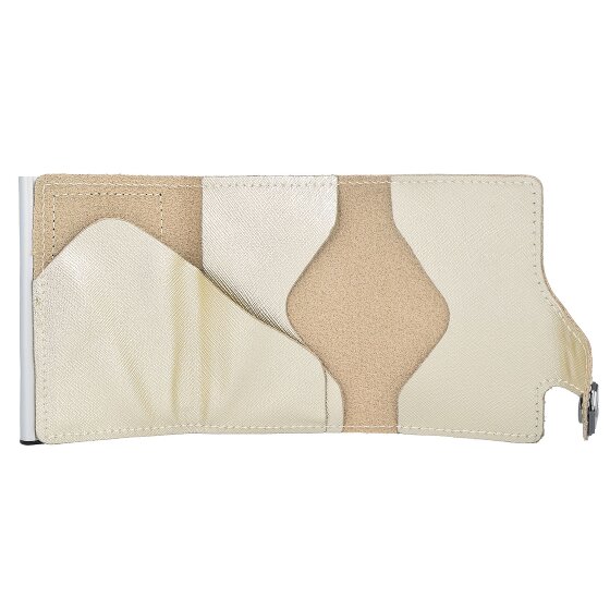 Tru Virtu Click & Slide Porte-cartes de crédit Porte-monnaie RFID en cuir 6,5 cm