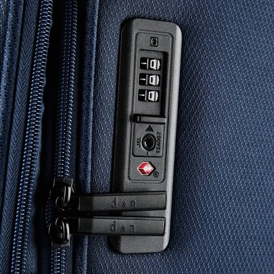 d&n Travel Line 9804 4 roues Valise cabine L 78 cm avec soufflet d'extension